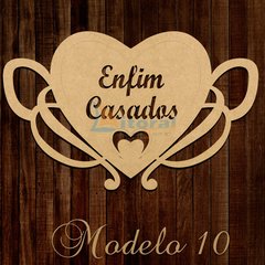 Placa Cerimônia Casamento Modelo 10 - Personalize sua frase - MDF-CRÚ