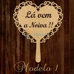 Placa Cerimônia Casamento Modelo 1 - Personalize sua frase - MDF-CRU
