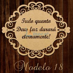 Placa Cerimônia Casamento Modelo 18 - Personalize sua frase - MDF-CRU