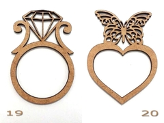 320x Anel Porta Guardanapo Personalizado COR DOURADO Casamento  (cópia) - LitoralLaser Corte Laser