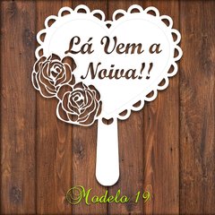 Placa Cerimônia Casamento Modelo 19 - Personalize sua frase - MDF-branco