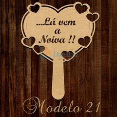 Placa Cerimônia Casamento Modelo 21 - Personalize sua frase - MDF-CRU