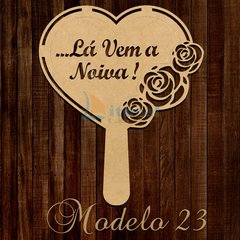 Placa Cerimônia Casamento Modelo 23 - Personalize sua frase - MDF-CRU