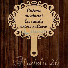Placa Cerimônia Casamento Modelo 26 - Personalize sua frase - MDF-CRU