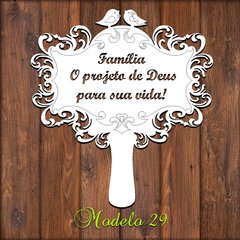 Placa Cerimônia Casamento Modelo 29 - Personalize sua frase - MDF-branco