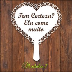 Placa Cerimônia Casamento Modelo 7 - Personalize sua frase - MDF-branco