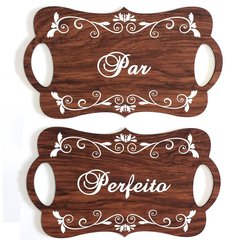 Placa para Cerimônia de casamento, pagem e daminha