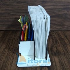kit c/ 35 Porta Guardanapos Meia Lua (2 SACHES) Mdf Branco Lanchonete, Bar, Pizzaria na internet