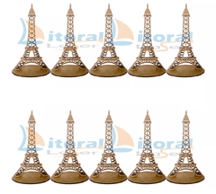 TORRE EIFFEL VAZADA EM MDF KIT C/10 - comprar online