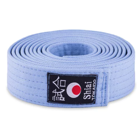 Cinturón 6 Costuras Celeste