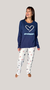 Pijama Largo LOVE FAN - El baúl de Juana