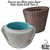 Forma de Fibra para fazer Vaso Cesto Oval Tam 2