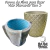 Forma de Fibra para fazer Vaso Diamante Tam 1 - comprar online