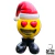 Forma de Fibra de Vidro para fazer Emoji Apaixonado de Natal en internet