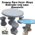 Forma de Fibra para fazer Mesa com 1 Forma de Banqueta Redonda - comprar online