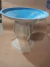 Imagen de Forma de Fibra para fazer Mesa com 1 Forma de Banqueta Redonda