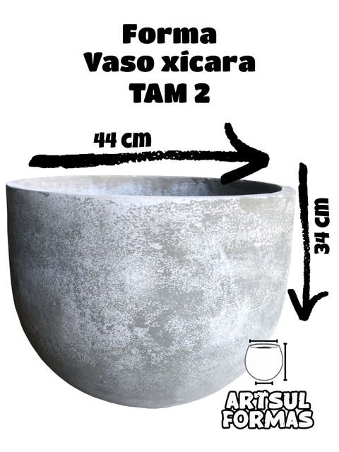 Forma de Fibra para fazer Vaso Xícara tam 2 - comprar online