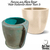 Forma de Fibra para fazer Vaso Redondo Novo Tam 1 - comprar online