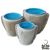 Formas de Fibra para fazer Vasos Redondo Novo Tam 1, 2 e 3 - comprar online