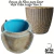 Forma de Fibra para fazer Vaso Trice Largo Tam 1 - comprar online