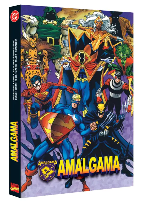 Caixa para Amálgama | Ed. Abril | DC Comics | Marvel Comics