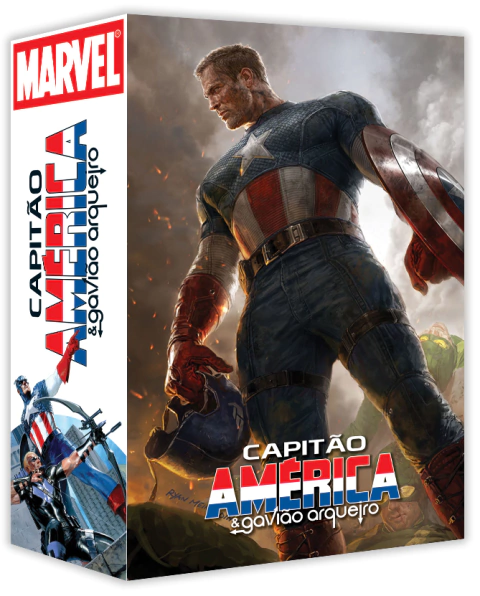 Caixa Para Série Capitão América & Gavião Arqueiro | Marvel Comics