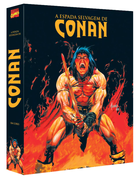 Caixa para A Espada Selvagem de Conan em Cores
