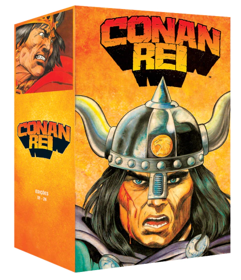 Caixa para Conan Rei | Ed. Abril | 24 edições