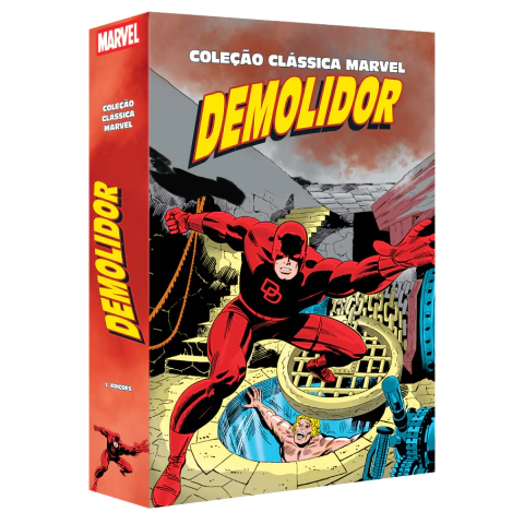 Caixa para Demolidor | Coleção Clássica Marvel | 5 Edições