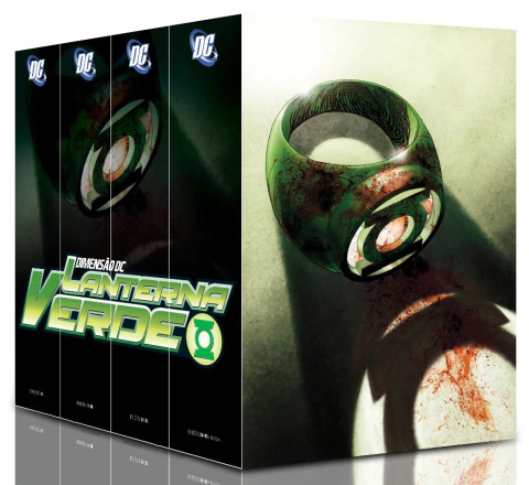 4 Caixas para série Lanterna Verde | Dimensão Dc | DC Comics