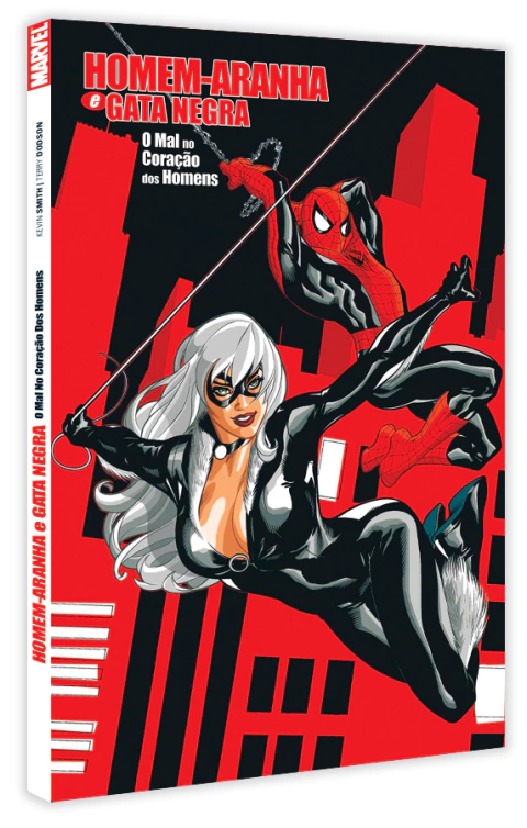 Caixa para Homem-Aranha e Gata Negra | O Mal No Coração dos Homens | Marvel Comics