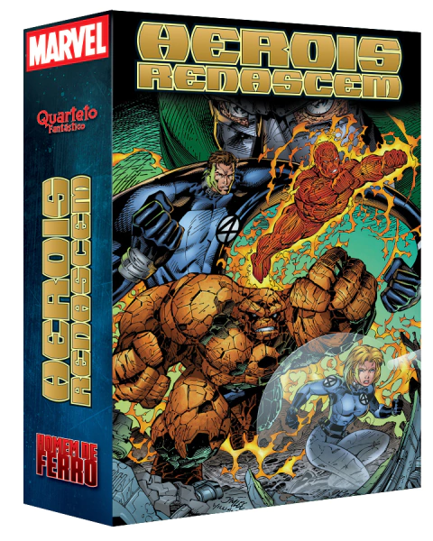 Caixa para Herois Renascem | A | Quarteto Fantástico | Homem de Ferro