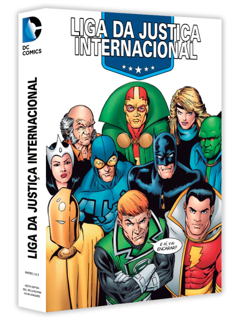 Caixa para Liga da Justiça Internacional | Capa Dura E.M. | 2 Edições