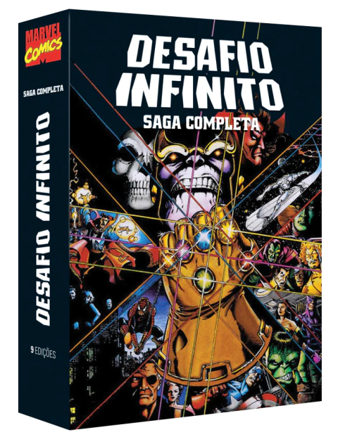 Caixa para Desafio Infinito | Saga Completa| Ed. Abril | 9 Edições