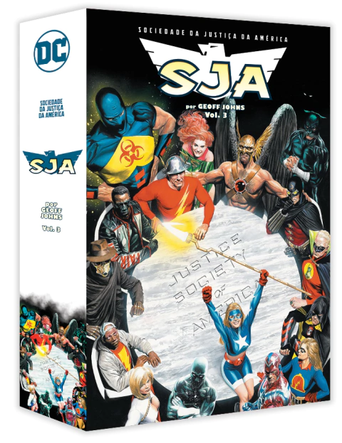 Caixa para Sociedade da Justiça da América | Por Geoff Johns | Vol. 3 | Omnibus