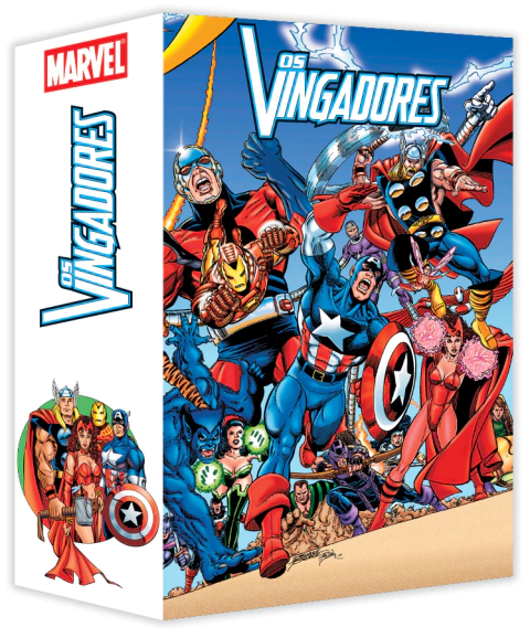 Caixa para Vingadores | Edição Especial Limitada | 3 Volumes | Marvel