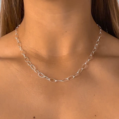cadena con eslabones facetados (cod c237)