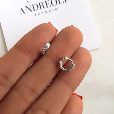 argollas con cubics diam 0.9 cm (cod ar152)