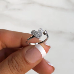 anillo regulable mickey con cubics (cod an308) - comprar online