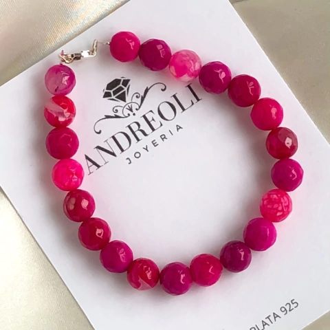 Pulsera de Agata teñida