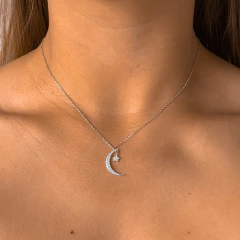 conjunto luna y estrella con cubics (cod c239)