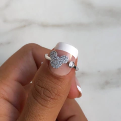 anillo regulable mickey con cubics (cod an308) en internet
