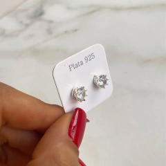 aros con cubics y base corona (cod ar391) en internet