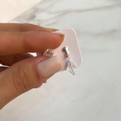 aros colgante con cristal de austria y cubic (cod ar354) en internet