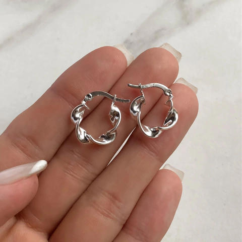 argollas torzadas diam 1.5 cm (cod ar469)