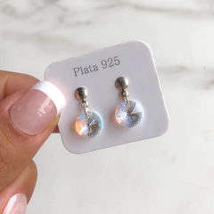 Aros circular Cristales de Austria (Sw) (cod ar274)