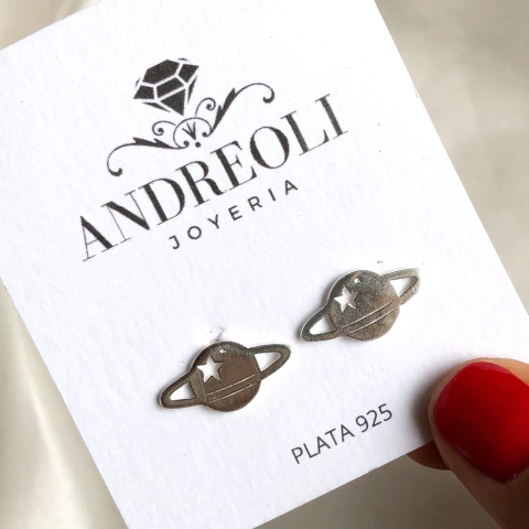 Aros Pasante Planeta (cod ar265)