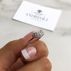 anillo corazon con cubics (cod an173)