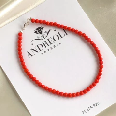 Pulsera de Coral 3mm (cod p210) - comprar online