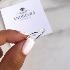 Imagen de anillo medio sin fin y cubic multicolor (an144)